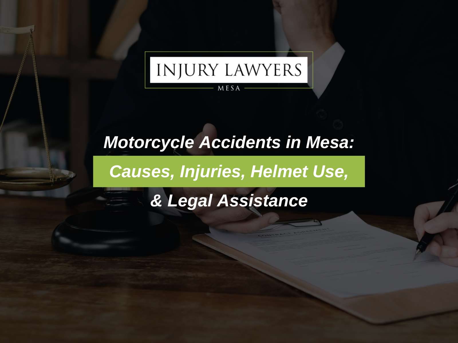 Motorcycle Accidents in Mesa, Arizona: Causes, Injuries, Helmet Use, & Legal Assistance